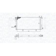 350213786000 MAGNETI MARELLI Радіатор охолодження двигуна