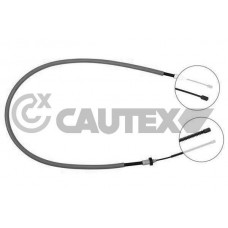 028344 CAUTEX Тросик, cтояночный тормоз
