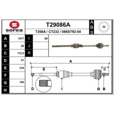 T29086A EAI Привідний вал