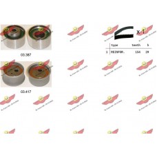 04.5437 AUTOKIT Комплект ременя ГРМ