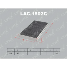 LAC-1502C LYNXauto Фільтр повітря у внутрішньому просторі