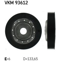 VKM 93612 SKF Ремінний шків колінчастий вал