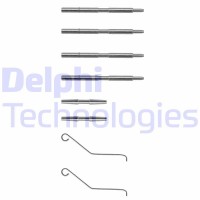 LX0068 DELPHI Комплектуючі колодки дискового гальма