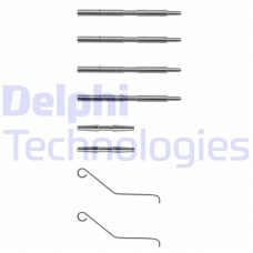 LX0068 DELPHI Комплектуючі колодки дискового гальма