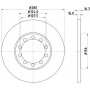 8DD 355 113-291 HELLA PAGID Гальмівний диск