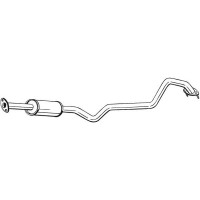 285-417 BOSAL Середній глушник вихлопних газів