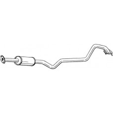 285-417 BOSAL Середній глушник вихлопних газів