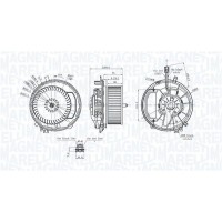 069412245010 MAGNETI MARELLI Вентилятор салону