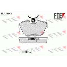 BL1256A4 FTE Комплект гальмівних колодок дисковий гальм