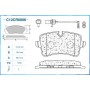 C12CR0006 CWORKS Комплект гальмівних колодок дисковий гальм