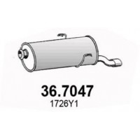 36.7047 ASSO Глушник вихлопних газів кінцевий