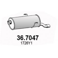 36.7047 ASSO Глушник вихлопних газів кінцевий