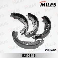 E210346 MILES Комплект гальмівних колодок