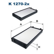 K 1270-2x FILTRON Фільтр повітря у внутрішньому просторі