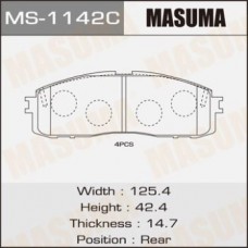 MS-1142 MASUMA Комплект гальмівних колодок
