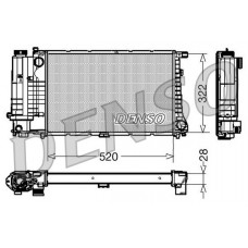 DRM05045 DENSO Радіатор охолодження двигуна