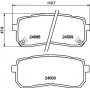 8DB 355 013-551 HELLA Комплект гальмівних колодок дисковий гальм