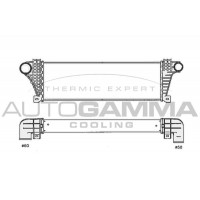 103811 AUTOGAMMA Интеркулер