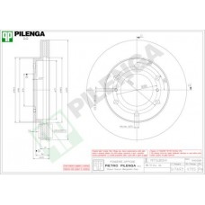 V705 PILENGA Гальмівний диск