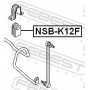 NSBK12F FEBEST Опора стабілізатора