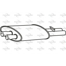 P36100 FENNO Глушник вихлопних газів кінцевий