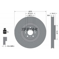 92279805 TEXTAR Гальмівний диск