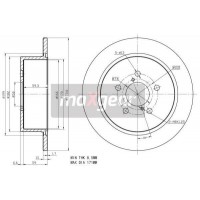 19-2356 MAXGEAR Гальмівний диск