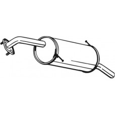 171-045 BOSAL Глушник вихлопних газів кінцевий