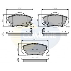 CBP31679 COMLINE Комплект гальмівних колодок дисковий гальм