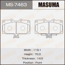 MS-7463 MASUMA Комплект гальмівних колодок