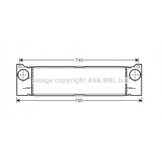 MSA4370 AVA QUALITY COOLING Интеркулер