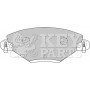KBP1722 KEY PARTS КомплеК т гальмівних колодок, дискове гальмо