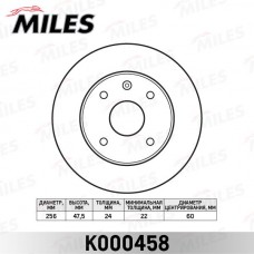 K000458 MILES Гальмівний диск