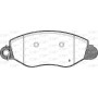 BPA0772.12 OPEN PARTS Комплект гальмівних колодок дисковий гальм