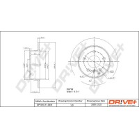 DP1010.11.0231 Dr!ve+ Гальмівний диск