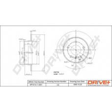 DP1010.11.0231 Dr!ve+ Гальмівний диск
