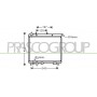 CI320R009 PRASCO Радіатор охолодження двигуна
