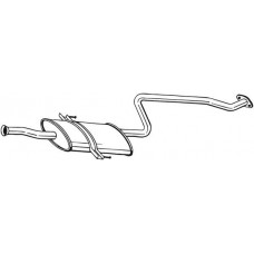 284-301 BOSAL Середній глушник вихлопних газів