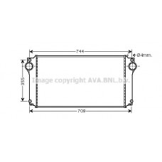 TO4362 AVA QUALITY COOLING Интеркулер