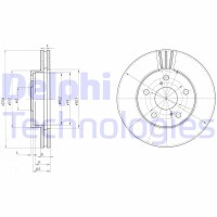 BG2906 DELPHI Гальмівний диск