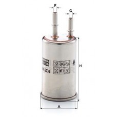 WK 6038 MANN-FILTER Паливний фільтр