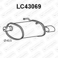 LC43069 VENEPORTE Глушник вихлопних газів кінцевий