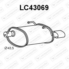 LC43069 VENEPORTE Глушник вихлопних газів кінцевий
