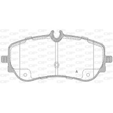 BPA1848.00 OPEN PARTS Комплект гальмівних колодок дисковий гальм