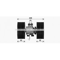 BW8613 AVA QUALITY COOLING Вентилятор салону