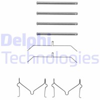 LX0145 DELPHI Комплектуючі колодки дискового гальма