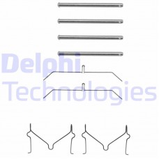 LX0145 DELPHI Комплектуючі колодки дискового гальма