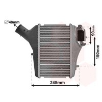 25004286 VAN WEZEL Интеркулер