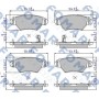 FO 668181 FOMAR Friction Комплект гальмівних колодок дисковий гальм
