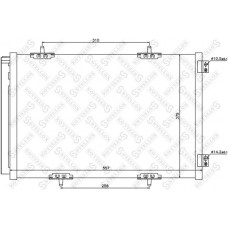 10-45632-SX STELLOX Конденсатор кондиціонера